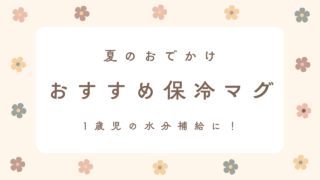 1歳児の夏のおでかけにおすすめの保冷マグ